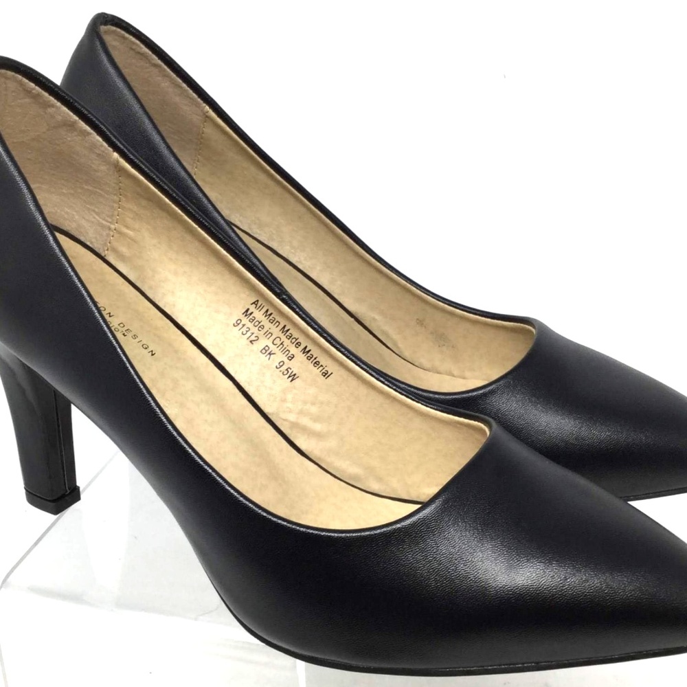 Boston Design Studio Woman's Shoes Sz 9.5W Black